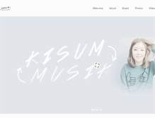 Tablet Screenshot of musikisum.com
